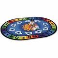 Carpets For Kids Sunny Day Learn and Play Rug, Oval, 8ft 3inx11ft 8in CPT9416